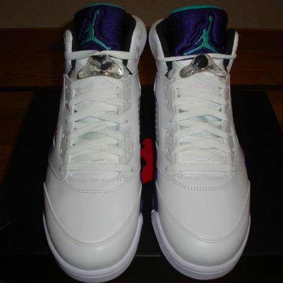 2013 Nike Air Jordan Retro V Grape "Grapes" Sz 11 - Picture 2 of 8